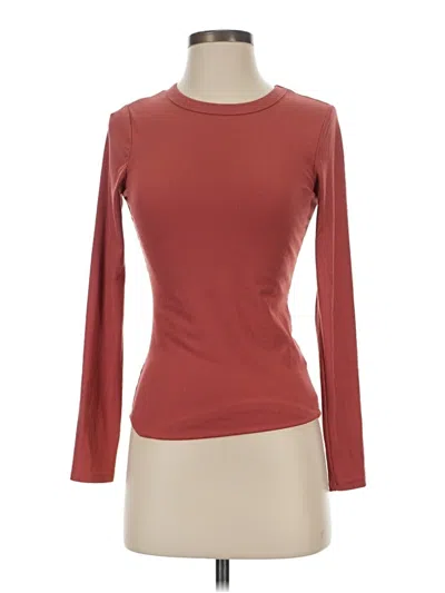 Pre-owned No Boundaries Long Sleeve T-shirt In Burgundy