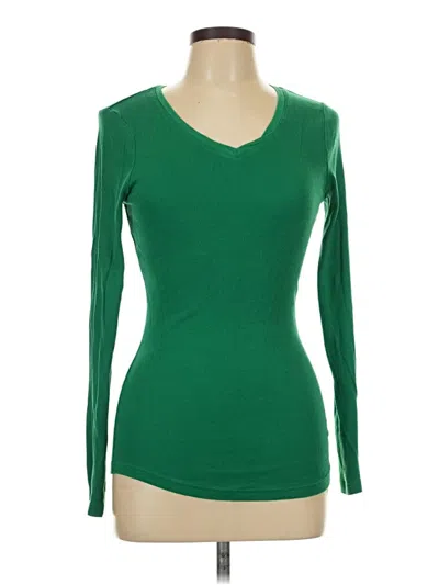 Pre-owned No Boundaries Long Sleeve T-shirt In Green