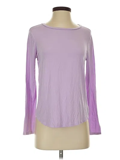 Pre-owned No Boundaries Long Sleeve T-shirt In Purple