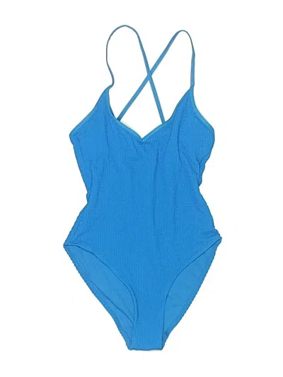Pre-owned No Boundaries One Piece Swimsuit In Blue