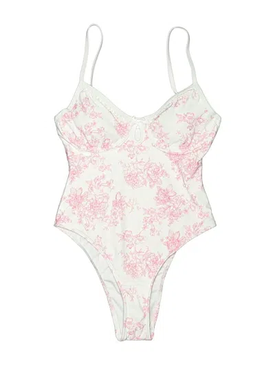 Pre-owned No Boundaries One Piece Swimsuit In Ivory