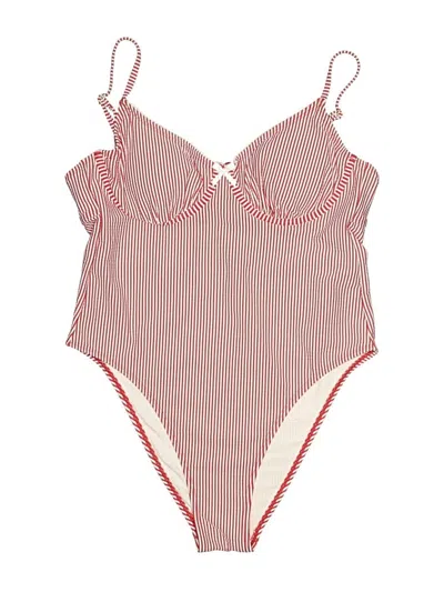 Pre-owned No Boundaries One Piece Swimsuit In Red