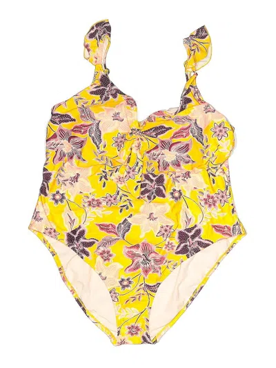 Pre-owned No Boundaries One Piece Swimsuit In Yellow