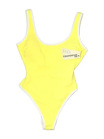 Pre-owned No Boundaries One Piece Swimsuit In Yellow