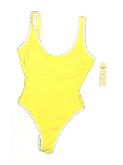 Pre-owned No Boundaries One Piece Swimsuit In Yellow