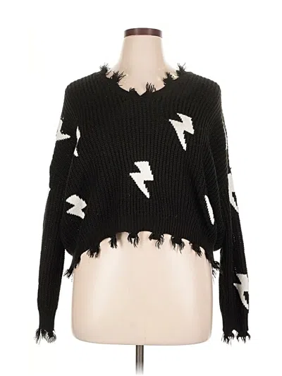 Pre-owned No Boundaries Pullover Sweater In Black