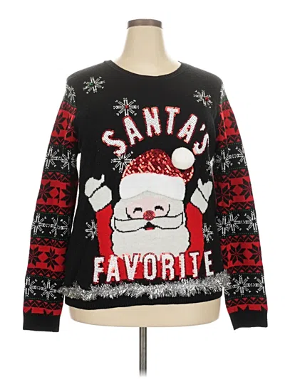 Pre-owned No Boundaries Pullover Sweater In Black