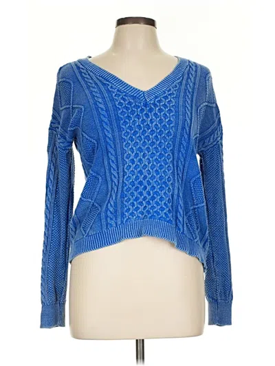 Pre-owned No Boundaries Pullover Sweater In Blue