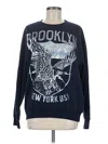 No Boundaries Pullover Sweater In Blue