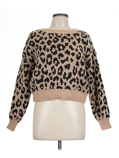 Pre-owned No Boundaries Pullover Sweater In Brown