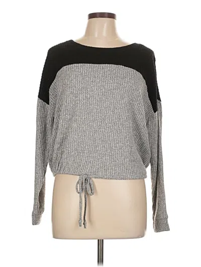 Pre-owned No Boundaries Pullover Sweater In Gray