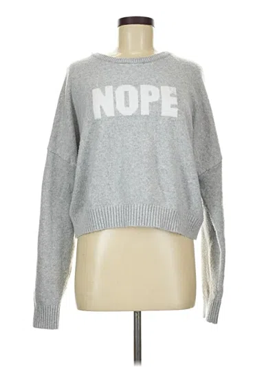 Pre-owned No Boundaries Pullover Sweater In Gray