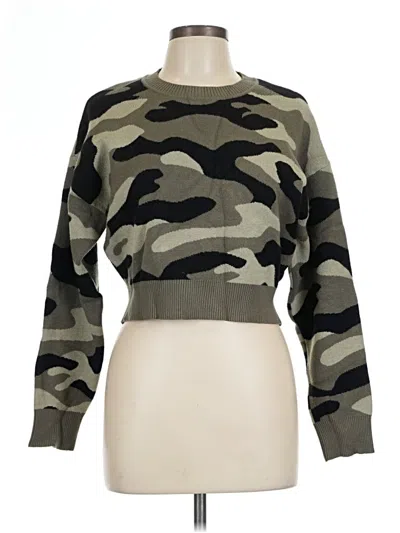 Pre-owned No Boundaries Pullover Sweater In Green