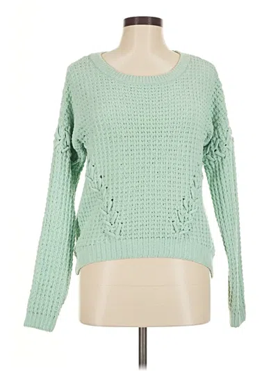 Pre-owned No Boundaries Pullover Sweater In Green