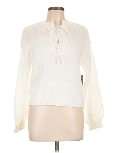 No Boundaries Pullover Sweater In Ivory