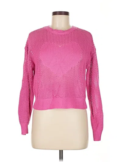 Pre-owned No Boundaries Pullover Sweater In Pink
