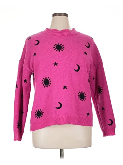Pre-owned No Boundaries Pullover Sweater In Pink