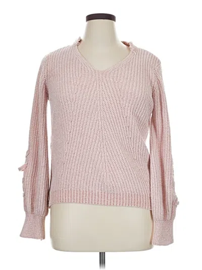 Pre-owned No Boundaries Pullover Sweater In Pink