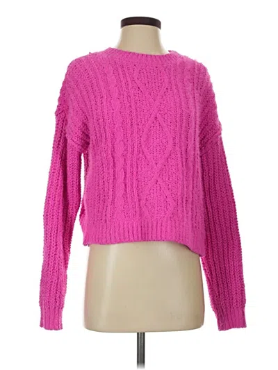 Pre-owned No Boundaries Pullover Sweater In Pink
