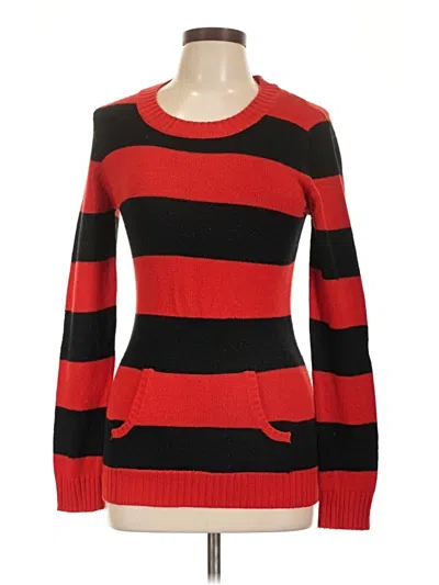 Pre-owned No Boundaries Pullover Sweater In Red