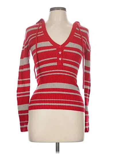 Pre-owned No Boundaries Pullover Sweater In Red