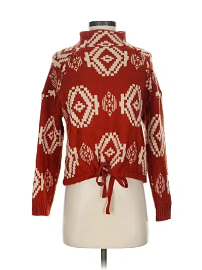 Pre-owned No Boundaries Pullover Sweater In Red