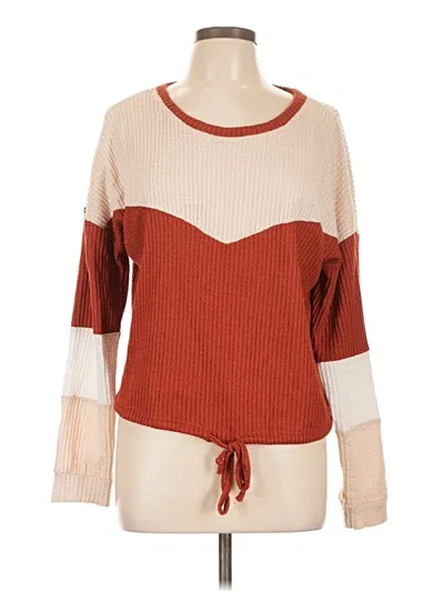 Pre-owned No Boundaries Pullover Sweater In Red