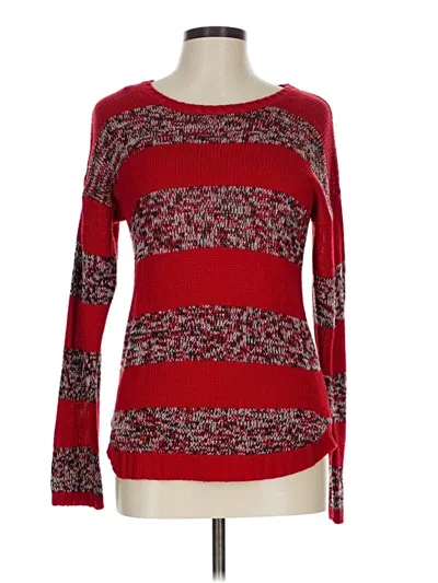 Pre-owned No Boundaries Pullover Sweater In Red