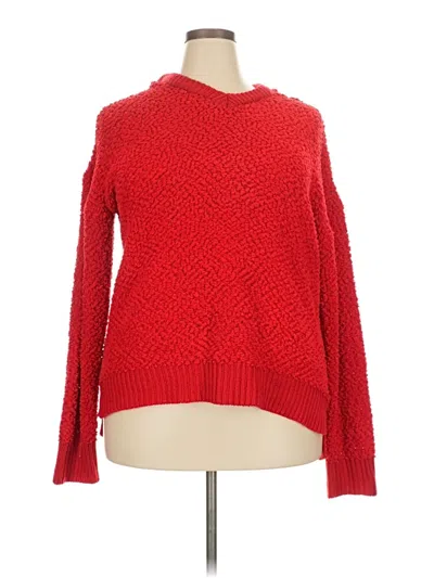 Pre-owned No Boundaries Pullover Sweater In Red