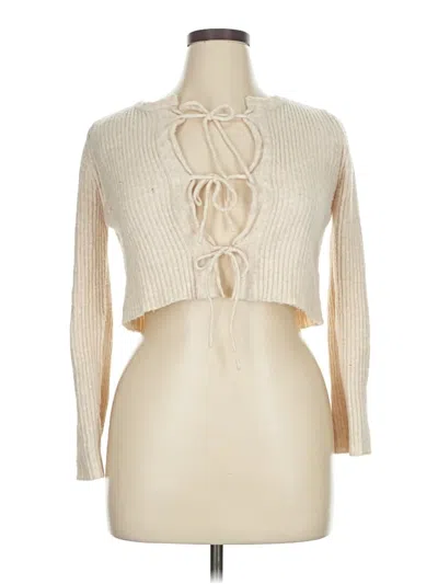 Pre-owned No Boundaries Pullover Sweater In White