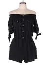 No Boundaries Romper In Black