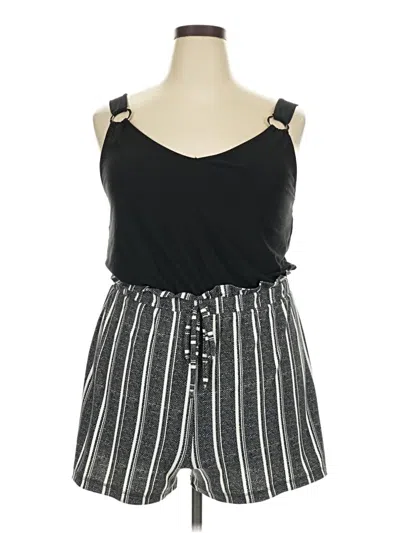 Pre-owned No Boundaries Romper In Gray
