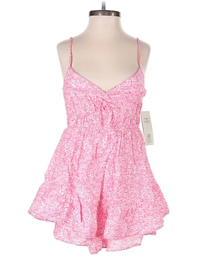 Pre-owned No Boundaries Romper In Pink
