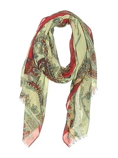 Pre-owned No Boundaries Scarf In Green