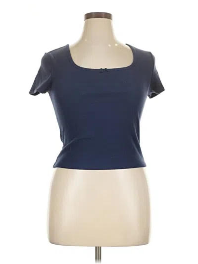 Pre-owned No Boundaries Short Sleeve T-shirt In Blue