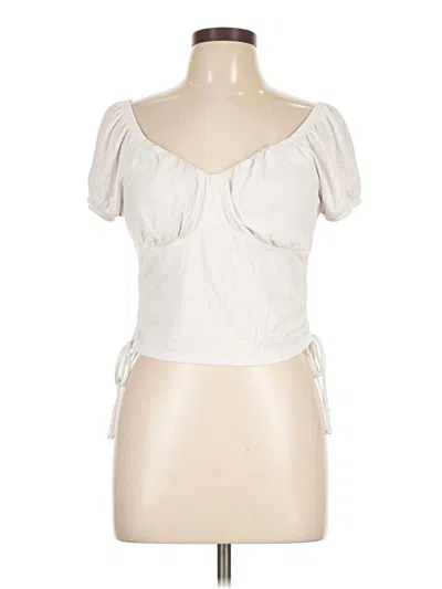 Pre-owned No Boundaries Short Sleeve T-shirt In Ivory