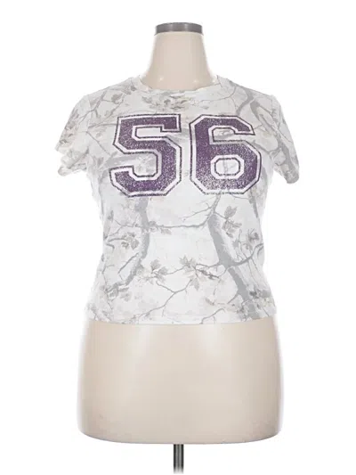 Pre-owned No Boundaries Short Sleeve T-shirt In Silver