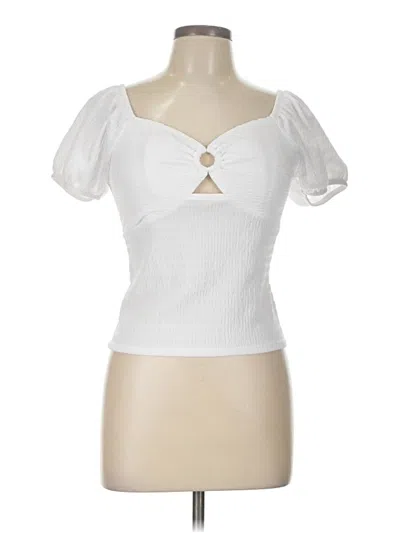 Pre-owned No Boundaries Short Sleeve T-shirt In White