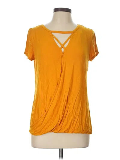 Pre-owned No Boundaries Short Sleeve T-shirt In Yellow