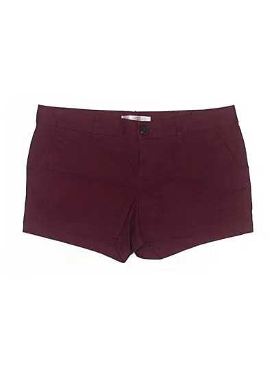 Pre-owned No Boundaries Shorts In Burgundy