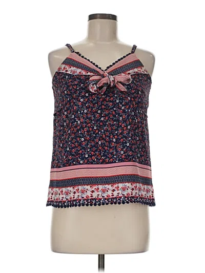 Pre-owned No Boundaries Sleeveless Blouse In Blue