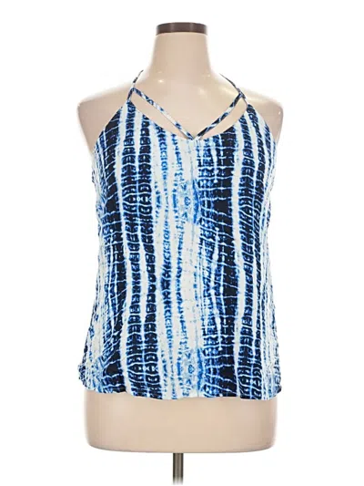 Pre-owned No Boundaries Sleeveless Blouse In Blue