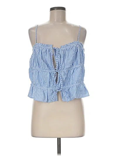 Pre-owned No Boundaries Sleeveless Blouse In Blue