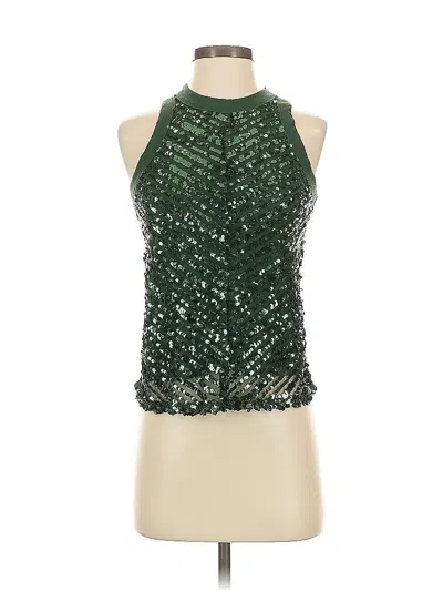 Pre-owned No Boundaries Sleeveless Blouse In Green
