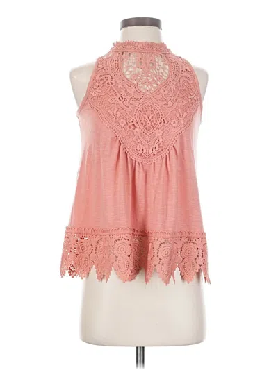 Pre-owned No Boundaries Sleeveless Blouse In Pink