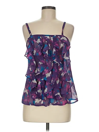 Pre-owned No Boundaries Sleeveless Blouse In Purple