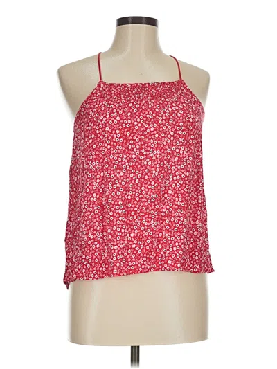 Pre-owned No Boundaries Sleeveless Blouse In Red