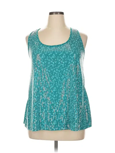 Pre-owned No Boundaries Sleeveless Blouse In Teal