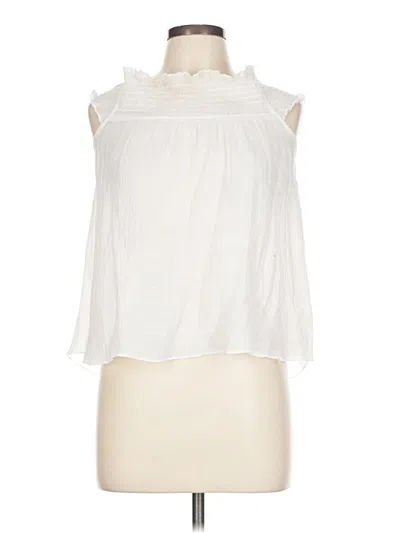 Pre-owned No Boundaries Sleeveless Blouse In White