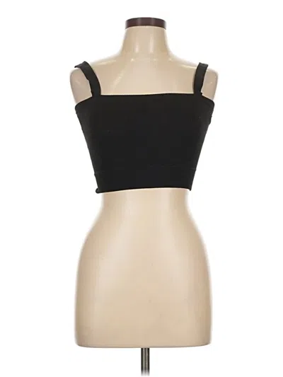 Pre-owned No Boundaries Sleeveless Top Black Strapless Neckline Tops